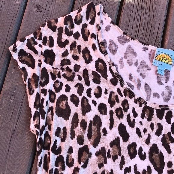 C&C CALIFORNIA Cheetah Print Tee - Picture 5 of 9